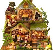 Amazon.com: RHZN Miniature House Kit, Miniature Kit, Mini ...