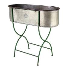Found It At Wayfair Oval Planter Box Metal Planters Planter Stand Metal Planter Boxes