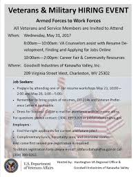 Veteran S Job Fair At The Prosperity Center All Veterans And Service Members Are Invited To Attend May 31 From 10 3 Veteran Jobs Transitional Skills Job Fair