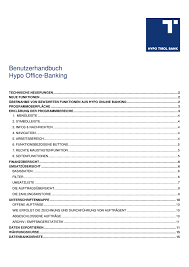 Hyposwiss is a swiss private bank located in geneva. Benutzerhandbuch Hypo Office Manualzz