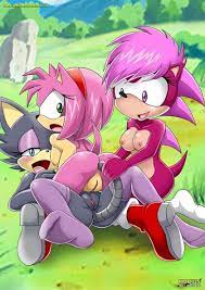 Looks like Amy Rose is into lesbians… but not so into anal! – Sonic Hentai