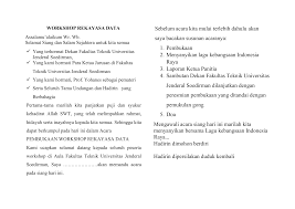 Kamu harus memenuhi beberapa syarat sebelum mulai memandu sebuah acara. Naskah Mc Workshop