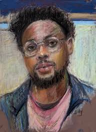 Chrissy. Started in watercolor, finished with acrylic.