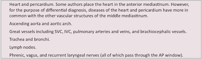 Mediastinum computed tomography (ct) is indispensable in imaging the mediastinum. Mediastinum Mediastinum Anatomy And Pathology Flashcards Memorang