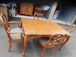 Set of six antique dining chairs. Thomasville French Provincial Dining Room Set Table Chairs China Cab Server Antique Price Guide Details Page