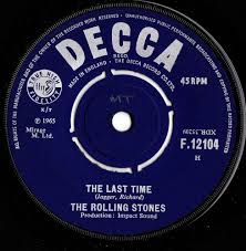 Rolling Stones Black And Blue Vinyl The Rolling Stones The Last Time 1965 Uk Decca Records 7 Vinyl F 12104 Records Rolling Stones Vinyl Sales