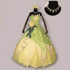 Maybe you would like to learn more about one of these? The Princess And The Frog Cosplay Costume Adult Princess Tiana Dress Women Halloween Costume Long Green Party Dresses Tiana Dress Princess Tiana Dressadult Princess Aliexpress