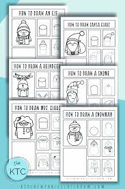 51 christmas diy card idea for kids. Easy Christmas Drawings For Kids The Kitchen Table Classroom