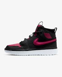 Jordan 1 High React Black White Gym Red Air Jordan 1 High React Shoe Nike Com Air Jordans Walking Shoes Women Sneakers