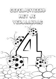 Kleurplaten Verjaardag O A Voor Jarige Mama Papa Opa En Oma
