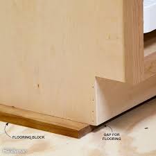 Raise The Cabinets For Flooring If The Kitchen Flooring Is Going To Be Hardwood Or Installing Kitchen Cabinets Kitchen Wall Cabinets Kitchen Cabinet Remodel