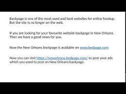 Backpage New Orleans - YouTube