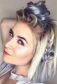 Show off whichever flag you love, with a mixture of clever french braids and even more clever hair painting. Kk Girlz Style 51 Cute Braids For Short Hair Short Braided Hairstyles For Women