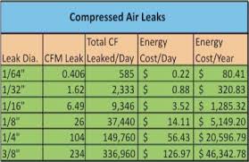Michaels Energy Compressed Air Leaks