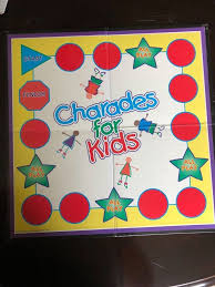 Details About Charades For Kids Game Board Only Craft Altered Art Wall Display Game Room Art Display Wall Charades For Kids
