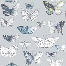 New Graham Brown Butterflies Butterfly Pattern Duck Egg Blue Wallpaper 50 653 Butterfly Wallpaper Wings Wallpaper Graphic Wallpaper