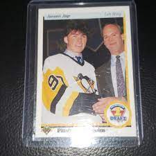 It's from his appearance in germany that one of the most unique jagr cards exists. Nhl Other 991 Nhl Upper Deck Jaromir Jagr Rookie Card 356 Poshmark