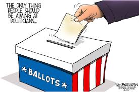 Editorial cartoon: What ballots are for
