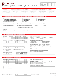 Yuk, temukan berbagai macam kartu kredit dari cimb niaga yang sesuai dengan kebutuhan dan gaya hidup anda! Generic Application Form Fatca New Version 2015 Financial Transaction Payments