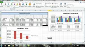 Ms Excel 2010 Tutorial Employee Sales Performance Report Analysis Evaluation Part 1