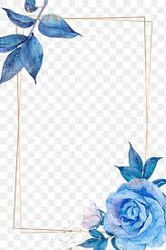 This makes it suitable for many types of projects. Png Floral Frame In Watercolor Free Image By Rawpixel Com Adj Free Watercolor Flowers Blue Watercolor Floral Blue Flower Png