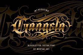 Maybe you would like to learn more about one of these? Gangster Gangsta Script Fonts