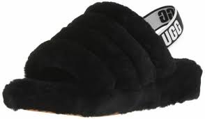 Ugg Australia Fluff Yeah Slide Sandals For Women Size Us 8 Black For Sale Online Ebay Check out our womens fluffy slippers selection for the very best in unique or custom, handmade pieces from our slippers shops. ugg australia fluff yeah slide sandals for women size us 8 black