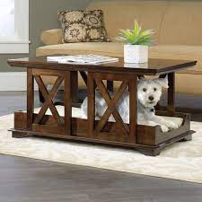 Dog beds are designed to occupy specific spaces and you can buy a compact bed if you in view of that desire. Sauder Coffee Table Dog Bed Amp Reviews Wayfair Coffee Table Dog Bed Coffee Table Pet Bed Pet Furniture