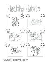 So this week we learned about how to keep our bodies healthy. Healthy Habits Worksheets For Kids Healthy Habits For Kids Good Habits For Kids Health Habits