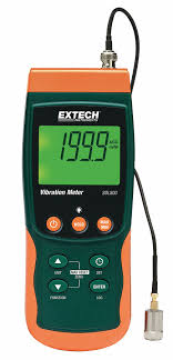 EXTECH, Vibration, 10 Hz to 1 kHz, Vibration Meter - 13X134 ...