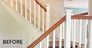 Maybe you would like to learn more about one of these? How To Paint Your Stair Railing And Banister Black From 30daysblog