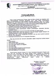Surat dinas sekolah biasanya berisi tentang undangan rapat komite ataupun permohonan izin pada suatu kegiatan. Dinas Pemberdayaan Masyarakat Dan Desa Kabupaten Bojonegoro