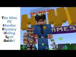 Windows 10, android, apple ios, nint. Guide To The Best Hiding Spots In Murder Mystery The Hive Pe Youtube