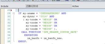 Add A Custom Screen On Purchase Requisition Header By Replacing Standard Gui Status Custom Screens Custom Header