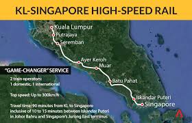 There would also be a service stopping at six stations between singapore and kl. Kl Singapore High Speed Rail Projected To Start Around 2026 Iskandar Malaysia And Jb Property