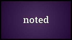 Noted Meaning Youtube