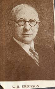 Rev August H. Ericsson (1874-1936)