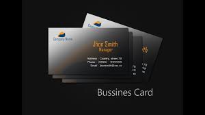 Why pay someone to make business cards for you when you can do it yourself? Create Business Card In Photoshop Cs5 Youtube