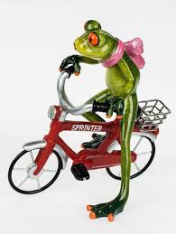 Inspired by the natural beauty that surrounds us. Formano Decorative Figures Frog On Bicycle Blue 6 5 16x6 11 16in Handpainted For Sale Online Ebay