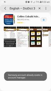 Does anyone have the samsung account apk that comes stock on the phone? How To Fix Samsung Account Already Exists In Account Manager When Downloading Apps Android Enthusiasts Stack Exchange
