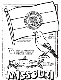 State seal of new mexico, usa. Missouri Coloring Page Crayola Com