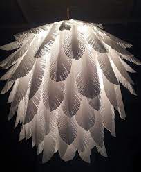 leuke diy veren projecten makeover nl papieren licht doe het zelf interieur papieren lamp