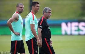 Fernando santos (brazilian footballer) (born 1980), brazilian football defender for guarani. Cristiano Ronaldo In Top Shape For Euro 2016 Warns Portugal Boss Fernando Santos Daily Mail Online