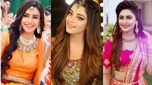 Top 40 Open Hairstyle With Lehenga Open Hairstyle For Weddings Functions Lehenga Hairstyles Youtub Open Hairstyles Lehenga Hairstyles Indian Hairstyles