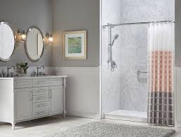 Unless you want to live with a dirty bathroom, you're going to have to get in there and spend the afternoon. Install A Low Maintenance Shower That S Easy To Clean