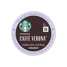 Here's how much caffeine there is in the starbucks refreshers: Starbucks Caffe Verona Dark Roast Coffee K Cups 24 Pack Staples Ca