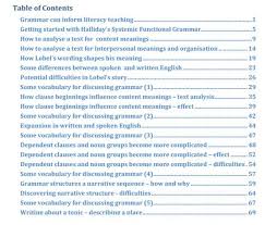 This Document Advocates The Use Of Functional Grammar Within All Classroom Contexts Providing Explanations Literature Su Grammar Resources Word Study Grammar