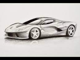 How To Draw A Car: Ferrari - Fine Art-Tips - Youtube