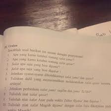 Maybe you would like to learn more about one of these? Jelaskan Syarat Syarat Dibolehkan Shalat Jamak Dan Qasar Soal Rumit