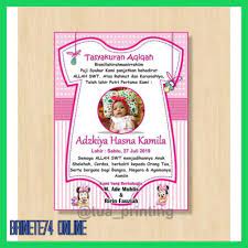 Sticker transparan untuk souvenir nikah. Jual Terlaris Kartu Ucapan Tasyakuran Aqiqah Jakarta Timur Brinete74 Online Tokopedia